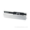 Frameless shower door clip
